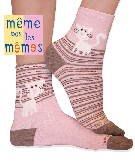 Mes chaussettes c'est comme mes copines...MEMES PAS LES MEMES