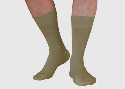 Chaussettes 100% fil d'�cosse coloris kaki clair
