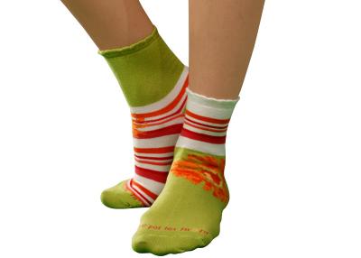 Chaussettes Floricole coloris vert