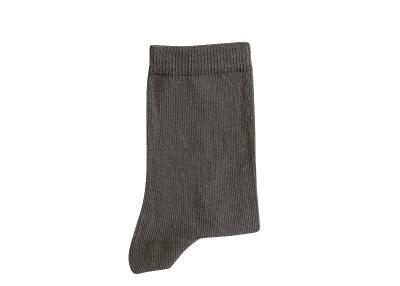 Chaussettes unie coloris taupe
