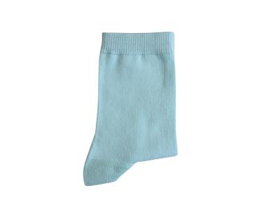 Chaussettes unie coloris turquoise