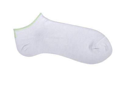 Chaussettes unie invisible coloris anis