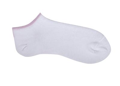Chaussettes unie invisible coloris parme
