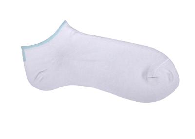 Chaussettes unie invisible coloris turquoise