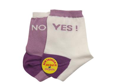 Chaussettes yes / no  coloris nature