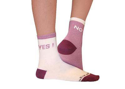 Chaussettes yes / no  coloris nature